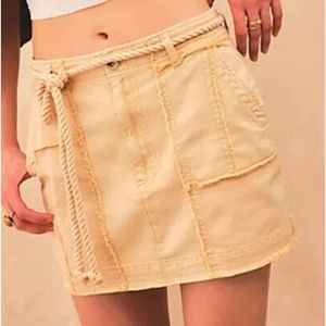 NWT Free People Tied Up Mini Skirt Size 4